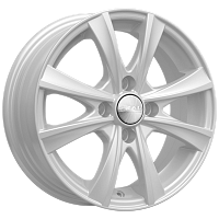 Литые диски МАЛЬТА (КЛ189) 6.000xR15 4x114.3 DIA67.1 ET45 белый для Honda Civic Aerodeck