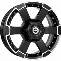 Литые диски M56 (КС593) 7.000xR16 6x139.7 DIA110.1 ET20 алмаз черный для Opel Frontera Sport