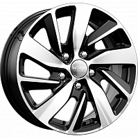 Литые диски КС741 (16_ASX) (КС741) 6.500xR16 5x114.3 DIA67.1 ET46 алмаз черный для Hyundai Coupe