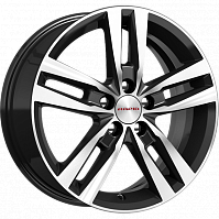 Литые диски Rassvet (КС868) 6.500xR16 5x114.3 DIA67.1 ET38 алмаз черный SK для Mazda Capella