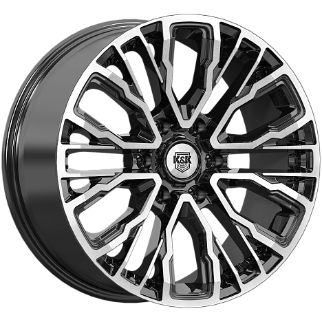 Кортес (КС1102) 8.500xR19 6x139.7 DIA106.1 ET25 алмаз черный Кортес (КС1102) 8.500xR19 6x139.7 DIA106.1 ET25 алмаз черный