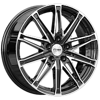 Литые диски Виар (КС1065) 6.500xR17 5x114.3 DIA66.1 ET45 Блэк Джек