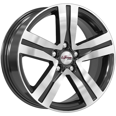 Rebel (КС913) 7.000xR17 5x114.3 DIA67.1 ET50 Блэк Джек Rebel (КС913) 7.000xR17 5x114.3 DIA67.1 ET50 Блэк Джек