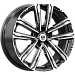 Аламер (КС1216) 7.500xR18 5x100 DIA67.1 ET45 алмаз черный