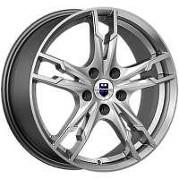 Литые диски Солар-оригинал (КС875) (КС875) 7.000xR17 5x100 DIA57.1 ET46 дарк платинум