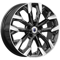 Литые диски Морейн (КС1046) 6.500xR17 5x114.3 DIA64.1 ET40 алмаз черный для Haval F7x