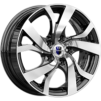 Литые диски Палермо (КС607) 6.500xR16 5x108 DIA67.1 ET43 алмаз черный