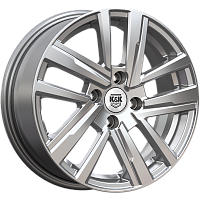 Литые диски Хант (КС1034) 6.000xR15 4x100 DIA60.1 ET37 дарк платинум