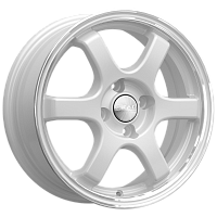 Литые диски КИОТО (КЛ249) 6.000xR15 4x100 DIA67.1 ET45 алмаз-белый