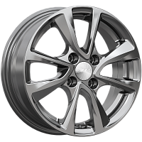 Литые диски НИЦЦА (КЛ287) 5.500xR14 4x100 DIA67.1 ET45 графит для Mazda 2