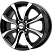 Дайс (КС696) 6.000xR15 4x114.3 DIA66.1 ET40 Блэк Джек