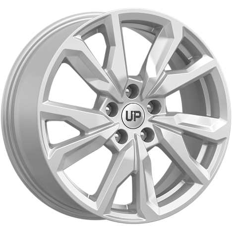 Up114 (КС1023) 7.000xR17 5x108 DIA65.1 ET43 Silver Classic Up114 (КС1023) 7.000xR17 5x108 DIA65.1 ET43 Silver Classic
