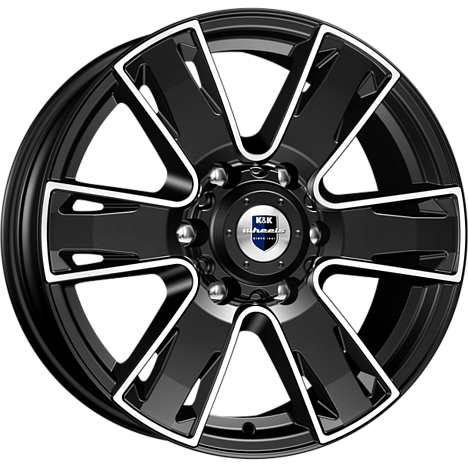 Севенна (КС726) 7.000xR17 6x127 DIA77.9 ET40 алмаз черный Севенна (КС726) 7.000xR17 6x127 DIA77.9 ET40 алмаз черный