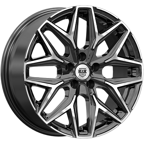 Ариус (КС1187) 7.000xR17 5x108 DIA63.35 ET42 алмаз черный Ариус (КС1187) 7.000xR17 5x108 DIA63.35 ET42 алмаз черный