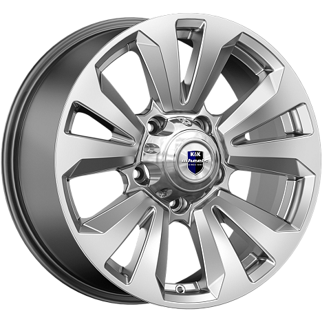 Ла-Пас (КС897) 8.000xR18 5x139.7 DIA108.5 ET0 дарк платинум Ла-Пас (КС897) 8.000xR18 5x139.7 DIA108.5 ET0 дарк платинум
