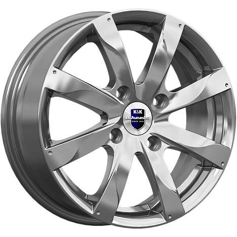 Джемини (КС480) 5.500xR14 4x98 DIA58.5 ET40 дарк платинум Джемини (КС480) 5.500xR14 4x98 DIA58.5 ET40 дарк платинум