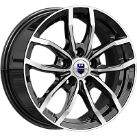 Литые диски Фрост (КС1048) 6.500xR15 5x114.3 DIA67.1 ET42 алмаз черный для FAW