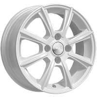 Литые диски МОНАКО (КЛ185) 5.500xR14 4x100 DIA67.1 ET38 белый для SEAT Ibiza