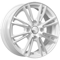 Литые диски ПАНТЕРА (КЛ129) 5.500xR14 4x100 DIA54.1 ET45 алмаз-белый для Mazda 2