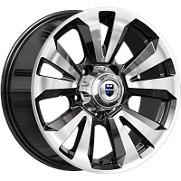 Литые диски Ла-Пас (КС897) 8.000xR18 5x139.7 DIA108.5 алмаз черный