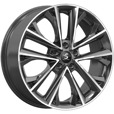 КР012 (18_Coolray) (КР012) 7.000xR18 5x114.3 DIA54.1 ET53 Diamond Black Gris КР012 (18_Coolray) (КР012) 7.000xR18 5x114.3 DIA54.1 ET53 Diamond Black Gris