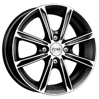 Литые диски Фреш (КС1241) 5.000xR14 4x98 DIA58.5 ET35 Блэк Джек