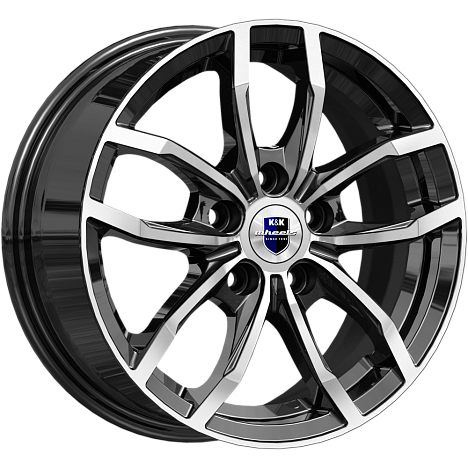 Фрост (КС1048) 6.500xR15 5x100 DIA67.1 ET45 алмаз черный
