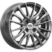 Литые диски Пульс (КЛ1191) 6.000xR15 4x100 DIA56.6 ET39 графит Литые диски Пульс (КЛ1191) 6.000xR15 4x100 DIA56.6 ET39 графит