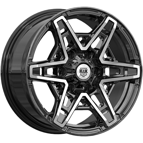 Блэкберн (КС1129) 8.000xR17 6x139.7 DIA67.1 ET36 алмаз черный Блэкберн (КС1129) 8.000xR17 6x139.7 DIA67.1 ET36 алмаз черный
