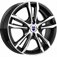 Литые диски Samara (КС866) 6.000xR16 4x100 DIA67.1 ET40 алмаз черный SK