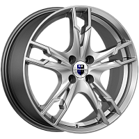 Литые диски Солар (КС875) 7.000xR17 4x100 DIA60.1 ET45 дарк платинум для Lada Largus Cross