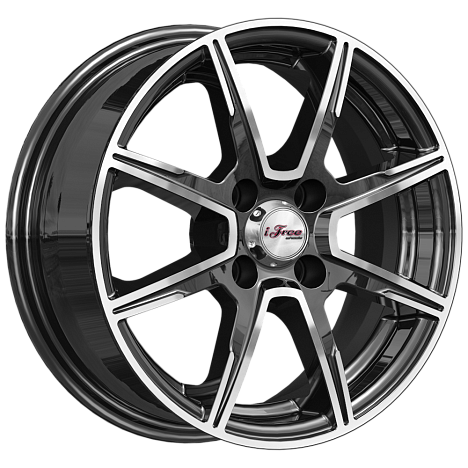 Майами лайт (КС1029) 5.500xR14 4x100 DIA67.1 ET40 Блэк Джек