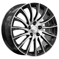 Литые диски ВАЛЕНСИЯ (КЛ282) 7.000xR18 5x114.3 DIA67.1 ET50 алмаз для Toyota Corolla