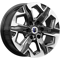 Литые диски Тейт (КС1050) 7.500xR17 6x139.7 DIA93.1 ET45 алмаз черный Литые диски Тейт (КС1050) 7.500xR17 6x139.7 DIA93.1 ET45 алмаз черный
