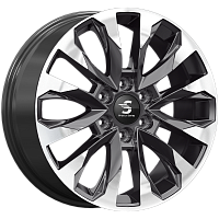 Литые диски КР007 (20_Land Cruiser 300) (КР007) 8.000xR20 6x139.7 DIA95.1 ET60 Diamond Black Gris для Lexus Lx