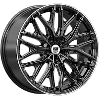 Литые диски Клермон (КС1156) 8.000xR19 5x108 DIA60.1 ET38 черный бриллиант