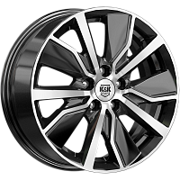 Литые диски Гамбит (КС961) 6.500xR16 5x114.3 DIA67.1 ET40 алмаз черный Литые диски Гамбит (КС961) 6.500xR16 5x114.3 DIA67.1 ET40 алмаз черный