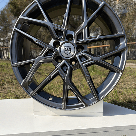 Вудроф (КС1044) 7.000xR18 5x114.3 DIA60.1 ET35 дарк платинум Вудроф (КС1044) 7.000xR18 5x114.3 DIA60.1 ET35 дарк платинум