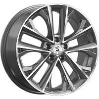 Литые диски КР012 (18_Karoq/Taos) (КР012) 7.000xR18 5x112 DIA57.1 ET45 Diamond gloss graphite для Volkswagen T-Roc