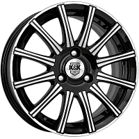 Литые диски Сиеста (КС477) 5.000xR13 3x98 DIA60.2 ET35 алмаз черный