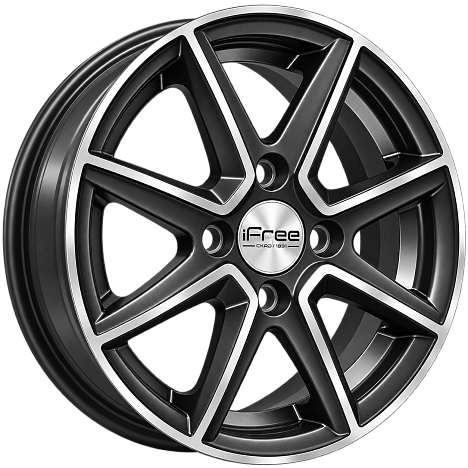 Чили (КС1240) 5.500xR14 4x100 DIA60.1 ET43 Блэк Джек Чили (КС1240) 5.500xR14 4x100 DIA60.1 ET43 Блэк Джек