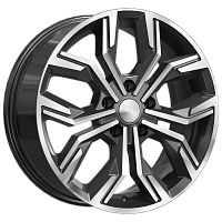 Литые диски АМИАТА (КЛ327) 7.000xR17 5x100 DIA67.1 ET38 алмаз для Volkswagen T-Cross