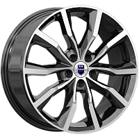 Литые диски Портер (КС906) 7.500xR18 5x114.3 DIA67.1 ET35 алмаз черный