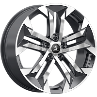 Литые диски КР015 (19_X-Trail) (КР015) 7.500xR19 5x114.3 DIA66.1 ET40 Diamond Black Gris