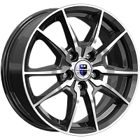 Литые диски Адамар (КС886) 6.500xR16 5x100 DIA67.1 ET40 алмаз черный