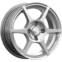 Литые диски ЯГУАР (КЛ147) 5.500xR14 4x100 DIA67.1 ET38 селена для Opel Corsa Литые диски ЯГУАР (КЛ147) 5.500xR14 4x100 DIA67.1 ET38 селена для Opel Corsa