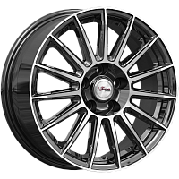 Литые диски Азур (КС1052) 6.500xR16 5x108 DIA63.35 ET46 Блэк Джек для Volvo