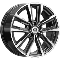 Литые диски Лацио (КС964) 7.500xR17 5x114.3 DIA67.1 ET45 алмаз черный Литые диски Лацио (КС964) 7.500xR17 5x114.3 DIA67.1 ET45 алмаз черный