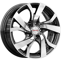 Литые диски Палермо-оригинал (КС607) (КС607) 6.500xR16 5x114.3 DIA60.1 ET45 алмаз черный для Toyota Camry