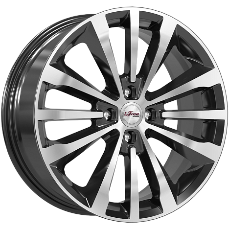Андерсен (КС912) 7.000xR17 4x100 DIA67.1 ET45 Блэк Джек